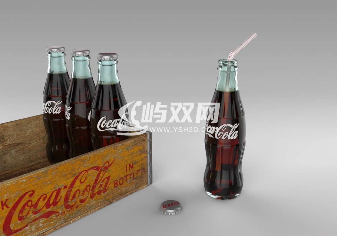 波普艺术可乐瓶